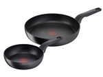 Tefal® Pfannen-Set HARD TITANIUM PRO schwarz 2-tlg.