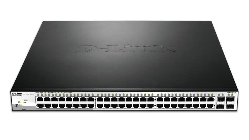 D-Link DGS-1210-52MP/E, 52-Port Layer2 Smart Managed 48x PoE Gigabit Switch