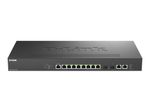 D-Link DMS-1250-12TP/E, 12-Port PoE Multi-Gigabit Smart Managed Switch
