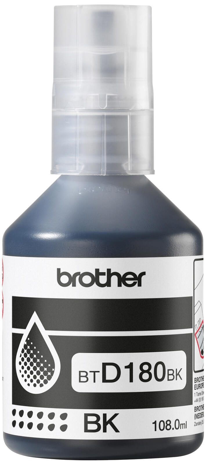 Brother Original BTD180BK Nachfülltinte Schwarz