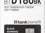 Brother Original BTD180BK Nachfülltinte Schwarz