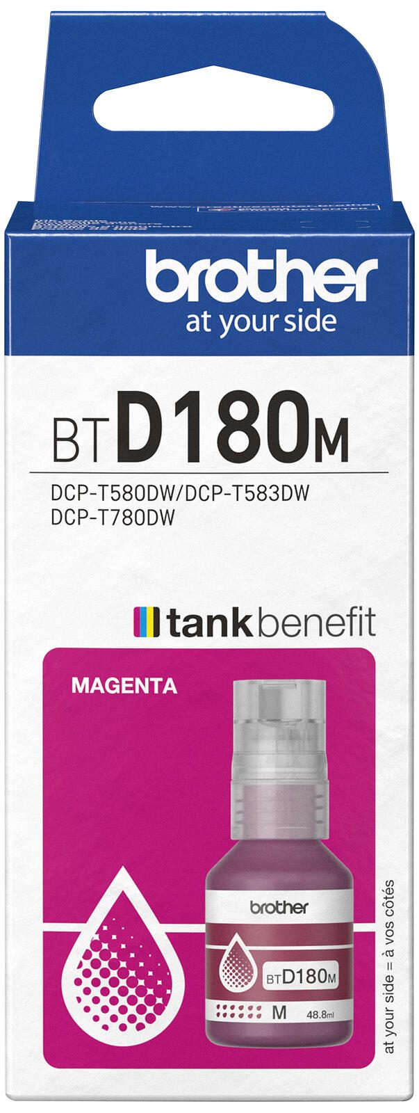 Brother Original BTD180M Nachfülltinte Magenta