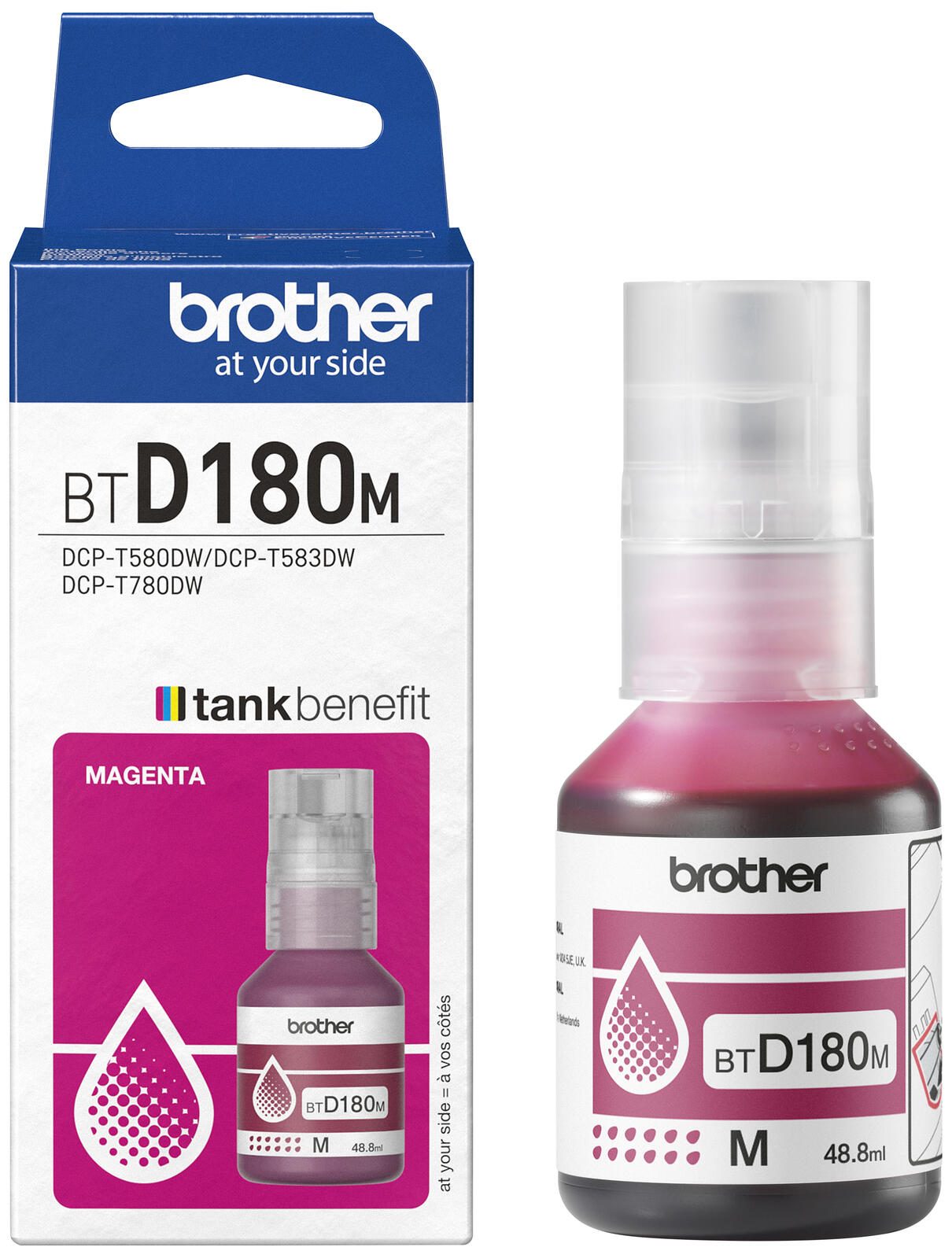 Brother Original BTD180M Nachfülltinte Magenta