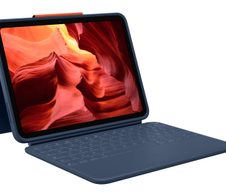 Logitech Rugged Combo 4 Tastatur-Case mit Trackpad für iPad 10. Gen & (A16) - Deutsch - Blau