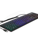 DeLOCK 12625 Tastatur Universal USB QWERTZ Deutsch Schwarz