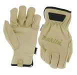 makita Arbeitshandschuhe Leder 10 beige