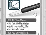 Pica Big Dry For All Bleistiftminen für Zimmermannsbleistift mit Druckmechanismus 2.0 - 5.0 mm weiß
