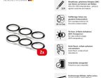 DISPLEX Full Cover Camera Lens Glass, Samsung Galaxy S25+ (2 Stück)