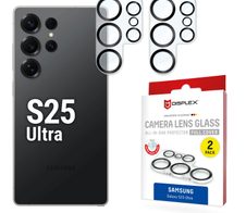 DISPLEX Full Cover Camera Lens Glass, Samsung Galaxy S25 Ultra (2 Stück)