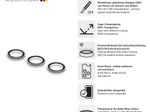 DISPLEX Premium Camera Lens Glass, Samsung Galaxy S25+ Schutzringe