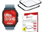 DISPLEX Full Cover Schutzfolie Apple Watch Ultra (2/3/4) (49mm), 2 Stück