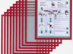 FRANKEN Magnetrahmen ECO, rot, DIN A4