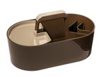 HAN Schreibtisch-Organizer Toolbox Loft, braun