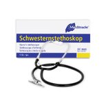 Meditrade® Schwesternstethoskop schwarz, silber