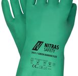 NITRAS® Chemikalienschutzhandschuh 3451 Green Barrier Flex 8 grün