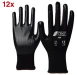 NITRAS® Arbeitshandschuhe 3500 6 schwarz