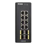 D-Link DIS-300G-12SW, 12-Port Layer 2 Managed Gigabit Industrial Switch