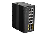 D-Link DIS-300G-14PSW, 14 Port Layer2 Managed Gigabit PoE Industrial Switch