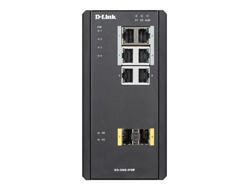 D-Link DIS-300G-8PSW, 8 Port Layer2 Managed Gigabit PoE Industrial Switch