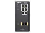 D-Link DIS-300G-8PSW, 8 Port Layer2 Managed Gigabit PoE Industrial Switch