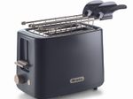 Ariete Breakfast 2-Schlitz-Toaster mit Edelstahlzangen - dunkelblau