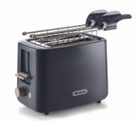Ariete Breakfast 2-Schlitz-Toaster mit Edelstahlzangen - dunkelblau