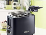 Ariete Breakfast 2-Schlitz-Toaster mit Edelstahlzangen - dunkelblau