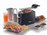 Ariete Breakfast 2-Schlitz-Toaster mit Edelstahlzangen - dunkelblau