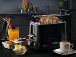Ariete Breakfast 2-Schlitz-Toaster mit Edelstahlzangen - dunkelblau