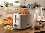 Ariete Breakfast 2-Schlitz-Toaster mit Edelstahlzangen - weiß
