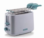 Ariete Breakfast 2-Schlitz-Toaster mit Edelstahlzangen - weiß