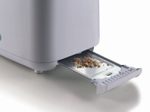 Ariete Breakfast 2-Schlitz-Toaster mit Edelstahlzangen - weiß