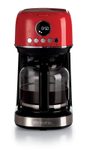Ariete Moderna Filter-Kaffeemaschine - 1,5 l - rot