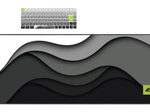 Sharkoon SKILLER SGK50 S3 Design Bundle D5 Schwarz/Grau/Weiß
