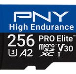 PNY PRO Elite High Endurance microSDXC UHS-I Speicherkarte 256 GB mit SD-Adapter