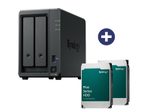 Synology Disk Station DS725+ NAS-Server + Synology Plus 3.5" SATA 6Gb/s Festplatte 32 TB (2x 16 TB)
