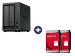 Synology Disk Station DS725+ NAS-Server (2 Schächte) + WD Red Plus NAS Festplatte - 16 TB (2x 8 TB), 256 MB