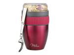 Milu Müsli-Becher-Set (3-tlg.) - berry
