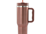 Milu Edelstahl-Tumbler-Set (3-tlg.) mit Trinkhalm - 1200 ml  - rosegold