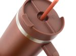 Milu Edelstahl-Tumbler-Set (3-tlg.) mit Trinkhalm - 1200 ml  - rosegold