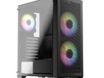 LC Power Gaming-PC Gehäuse LC-717B-ON Midi-Tower schwarz
