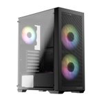 LC Power Gaming-PC Gehäuse LC-717B-ON Midi-Tower schwarz