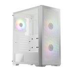 LC Power Gaming-PC Gehäuse LC-717W-ON Midi-Tower weiß