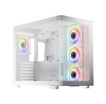 LC Power Gaming-PC Gehäuse LC-8001W-ON Midi-Tower weiß