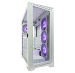 LC Power Gaming-PC Gehäuse LC-806W-ON Midi-Tower weiß