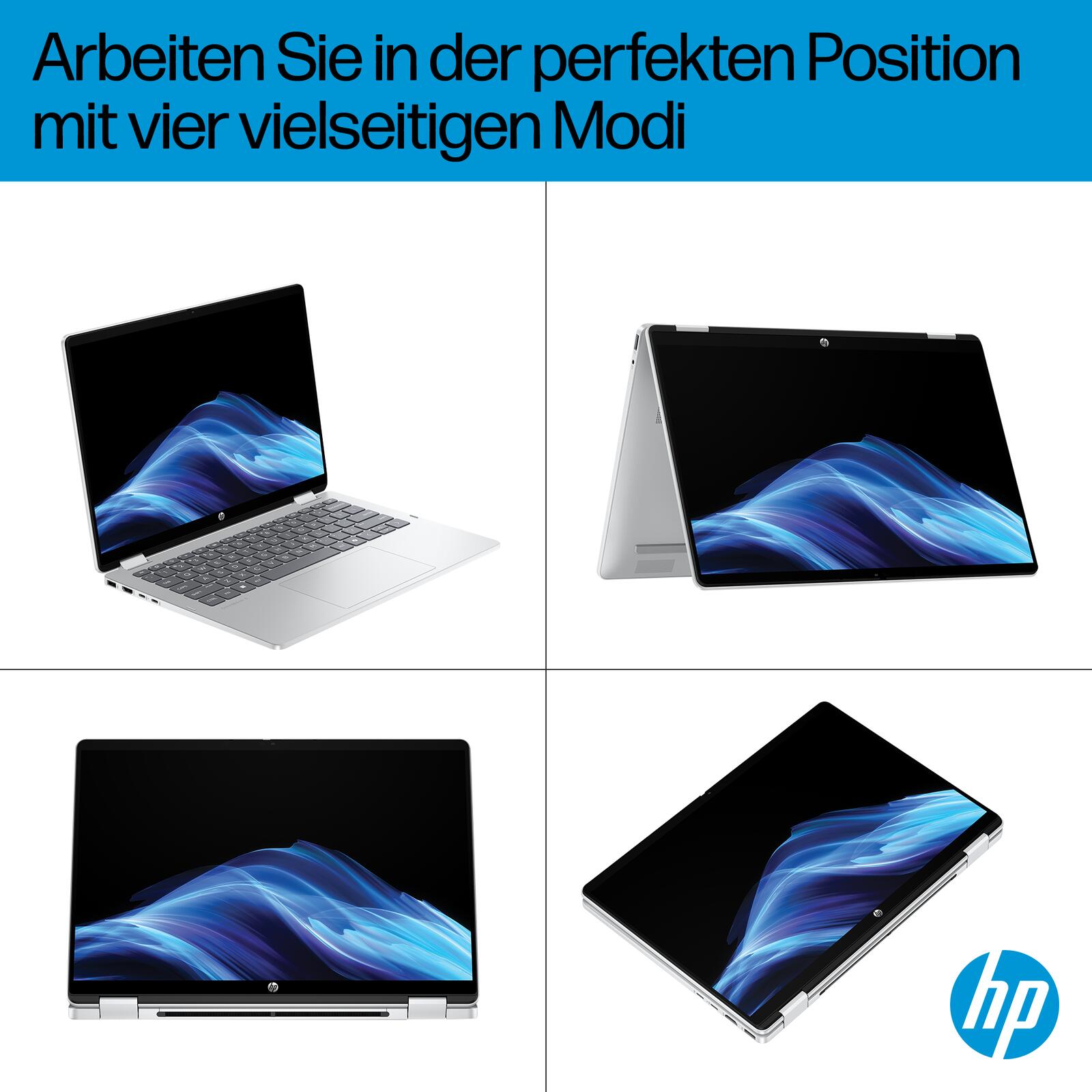 HP OmniBook 5 Flip 14-fp0077ng Intel® Core™ 7 150U Notebook 35,6 cm (14")