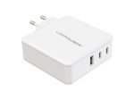 LC Power GaN-Ladegerät LC-GAN-100 USB-C/USB-A weiß