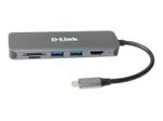 D-Link DUB-2327, 6-in-1 USB-C Hub mit HDMI/Kartenleser/USB-C Ladeanschluss