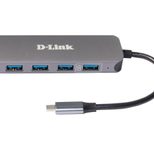 D-Link DUB-2340, USB-C-Hub mit 4 USB-3.0-Ports inklusive Ladefunktion