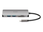 D-Link DUB-M810, 8-In-1 USB-C Hub mit HDMI/Ethernet/Kartenleser/USB-C Ladeanschluss